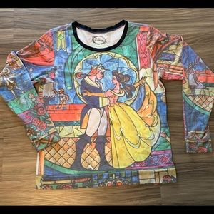 Hot topic Disney Beauty and the Beast pullover